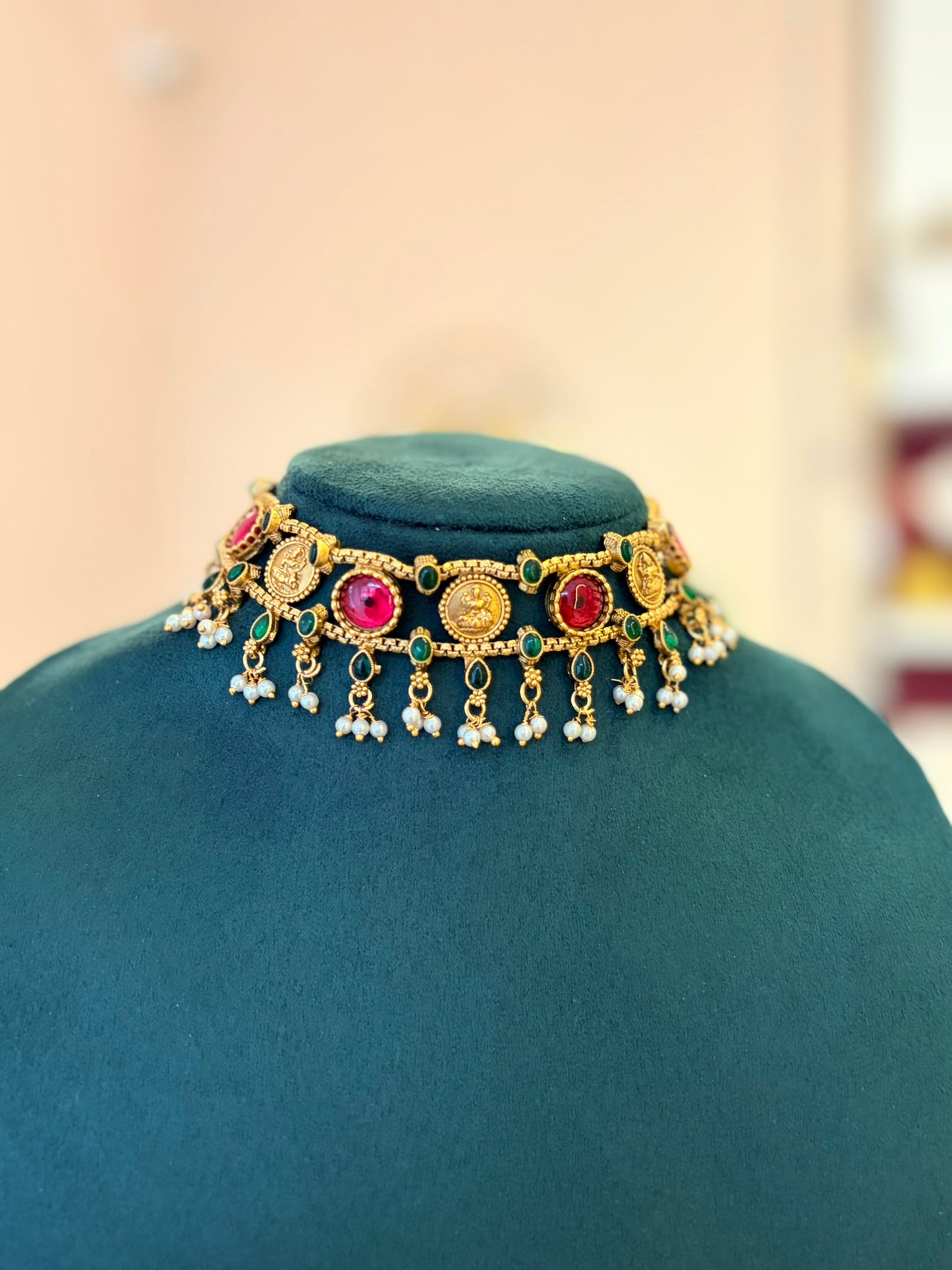 Lakshmi Navaratna Choker Set