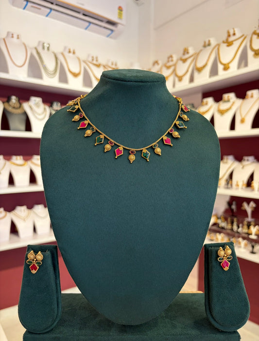 Swarna Kite Necklace Set