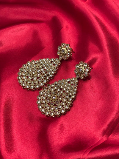 Floral Drop Style Earrings - JewelsMuse