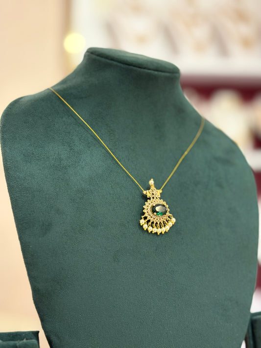 Invisible Tear Drop Pendant Necklace - JewelsMuse