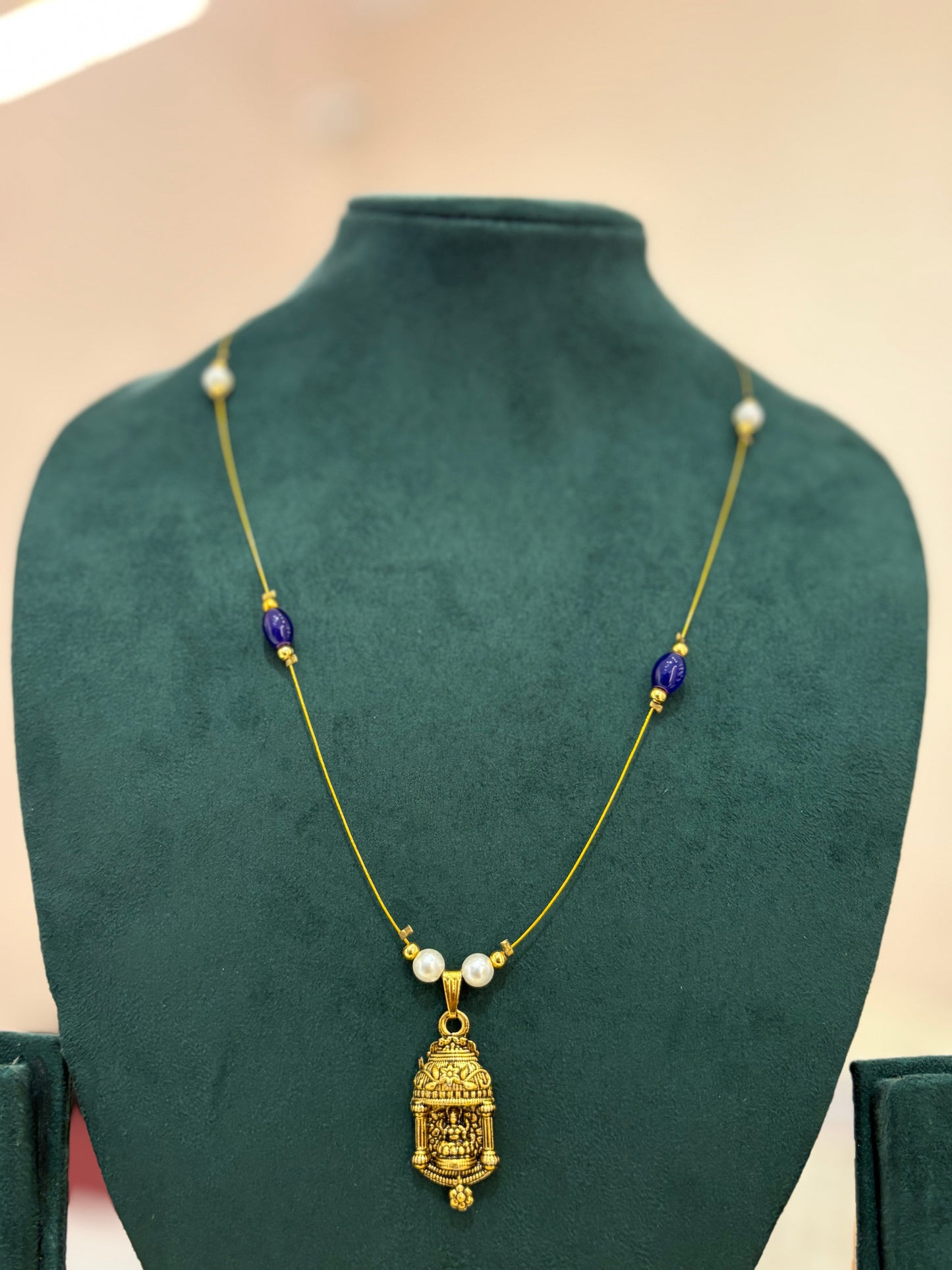 Invisible Temple Bell Pendant Necklace - JewelsMuse