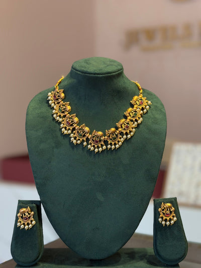 MULTI GAJA CHOKER SET - JewelsMuse
