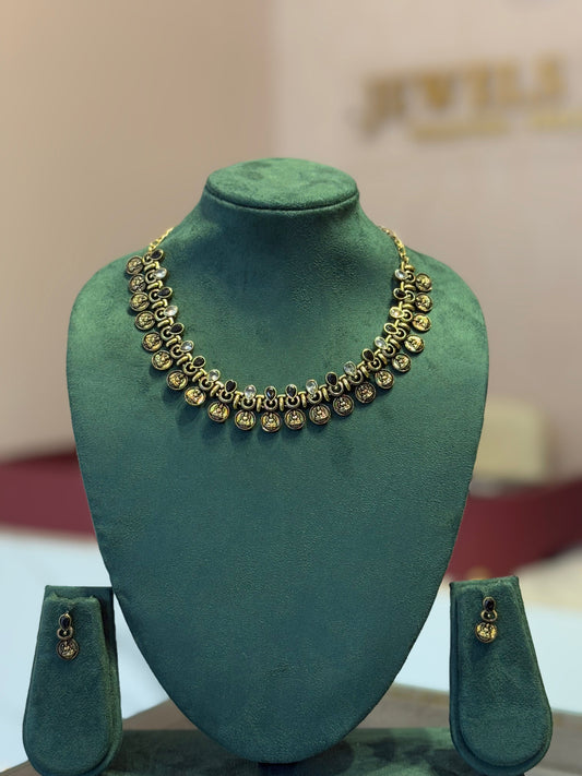 SILVER SOVEREIGN KASU SET - JewelsMuse
