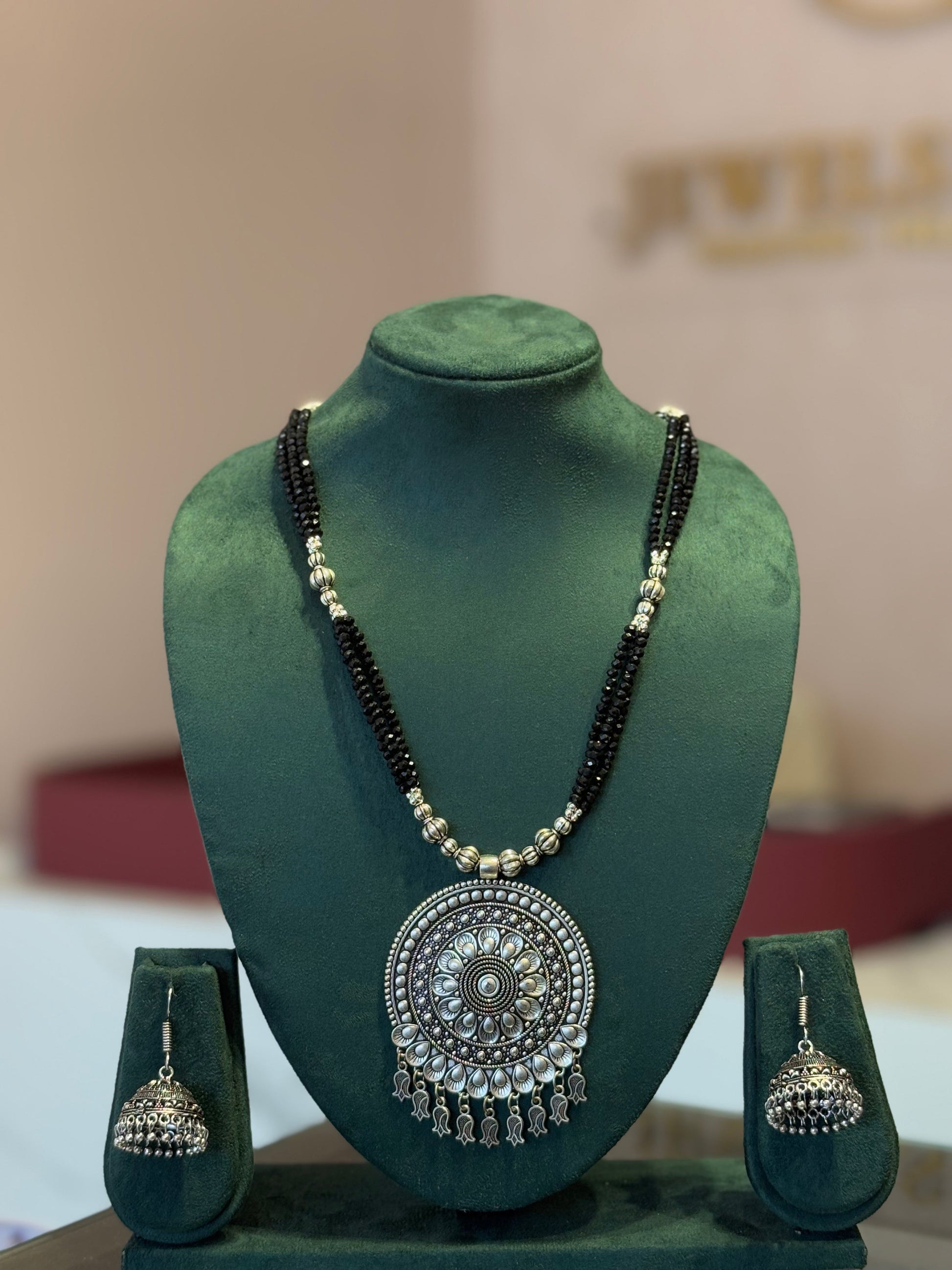 MIDNIGHT MANDALA TRIBAL SET - JewelsMuse