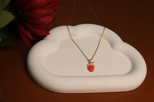 Strawberry Crown Neckchain by JewelsMuse