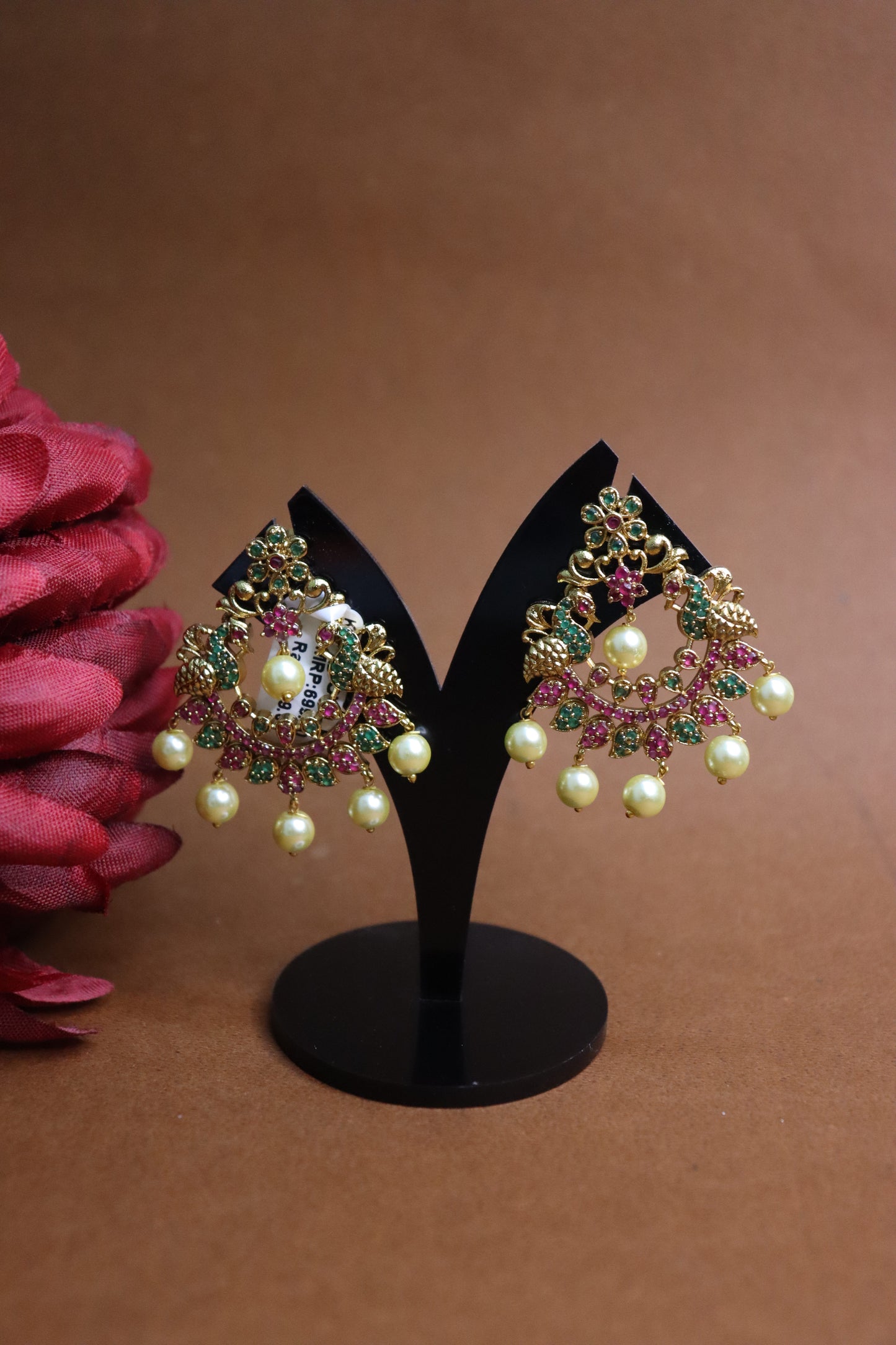 Kemp Royal Peacock Earrings