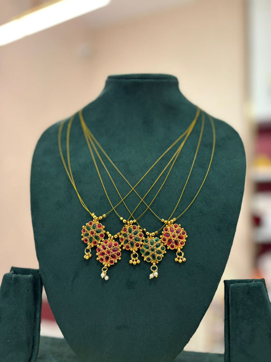 Invisible Floral Pendant Necklace - JewelsMuse