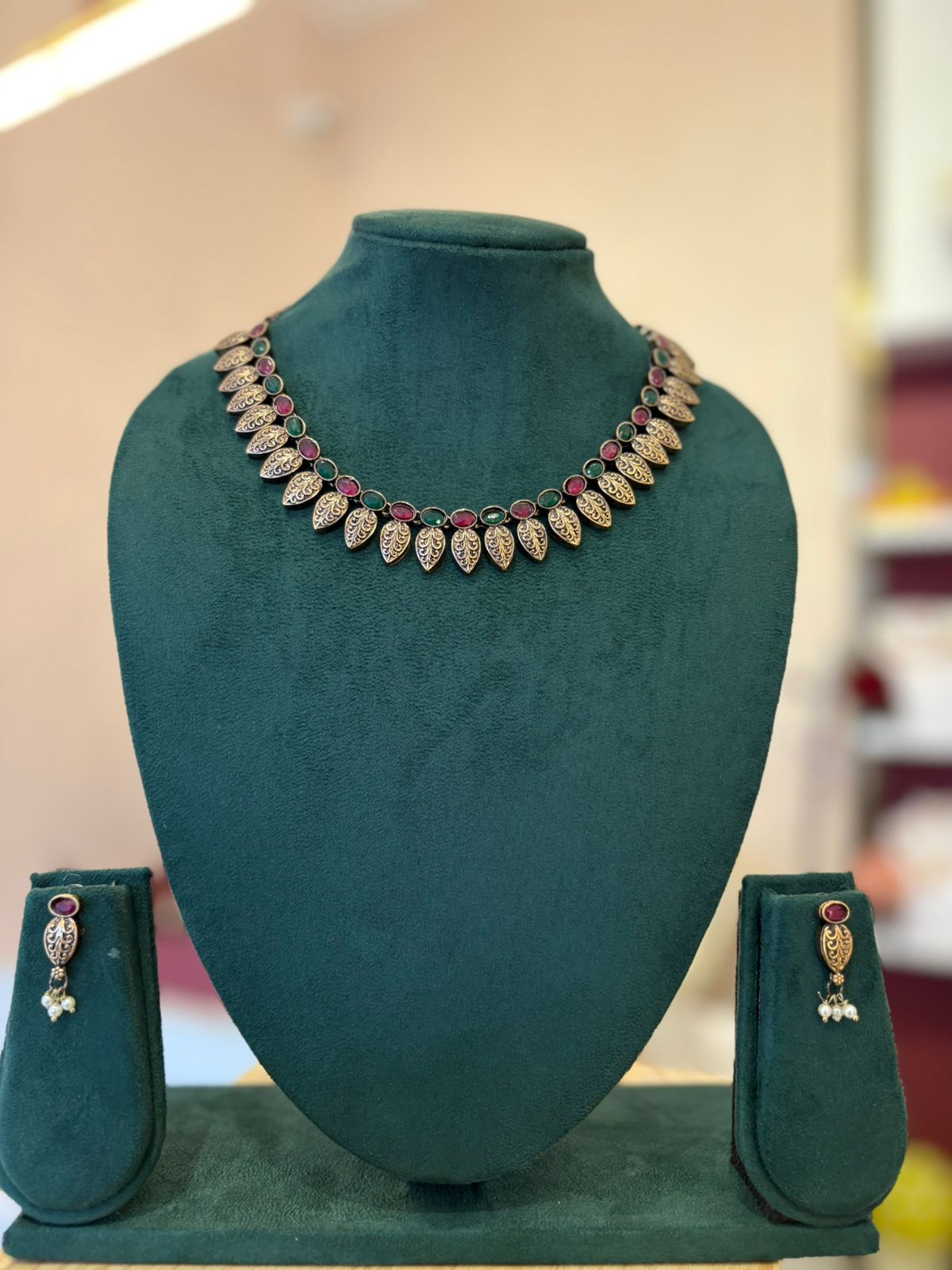 Aranya Temple Choker - JewelsMuse